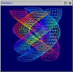 Building of the parametric surfaces
